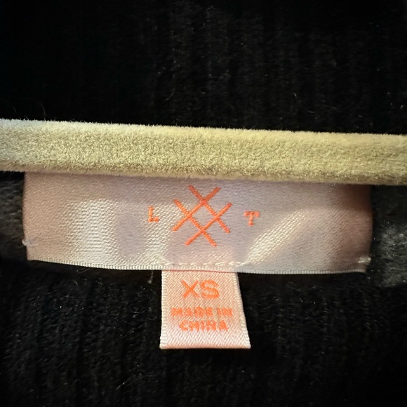 Label and Thread colorblock (black, pink, tan, grey) cashmere sweater XS - Picture 6 of 6
